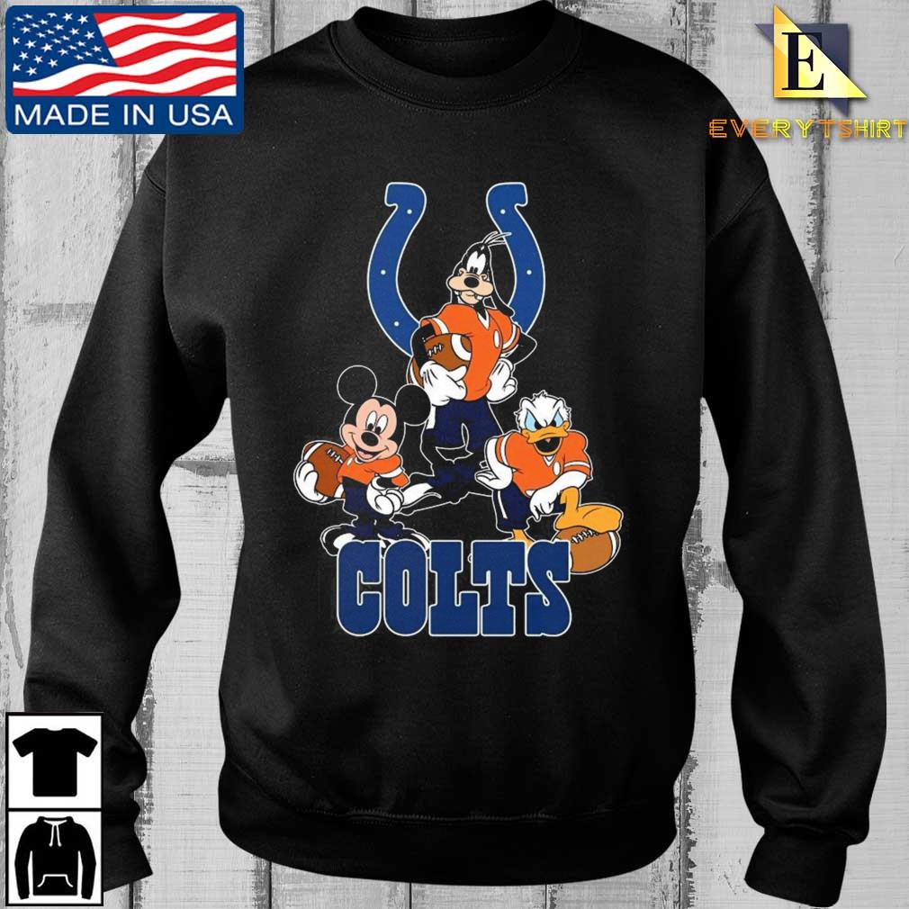 Mickey Goofy Donald Disney Indianapolis Colts Football Gift Shirt
