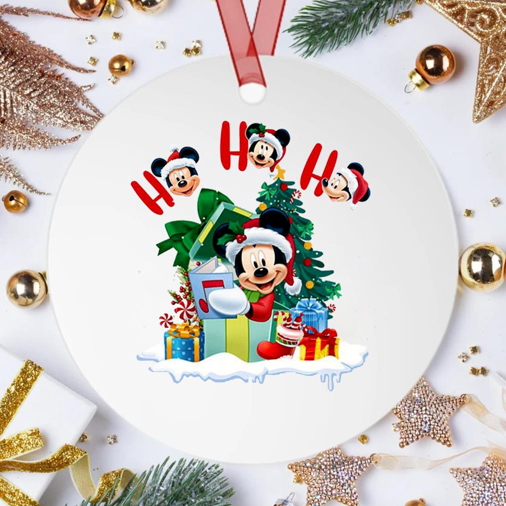 Mickey Mouse Christmas Hohoho Cartoon Character Ornament