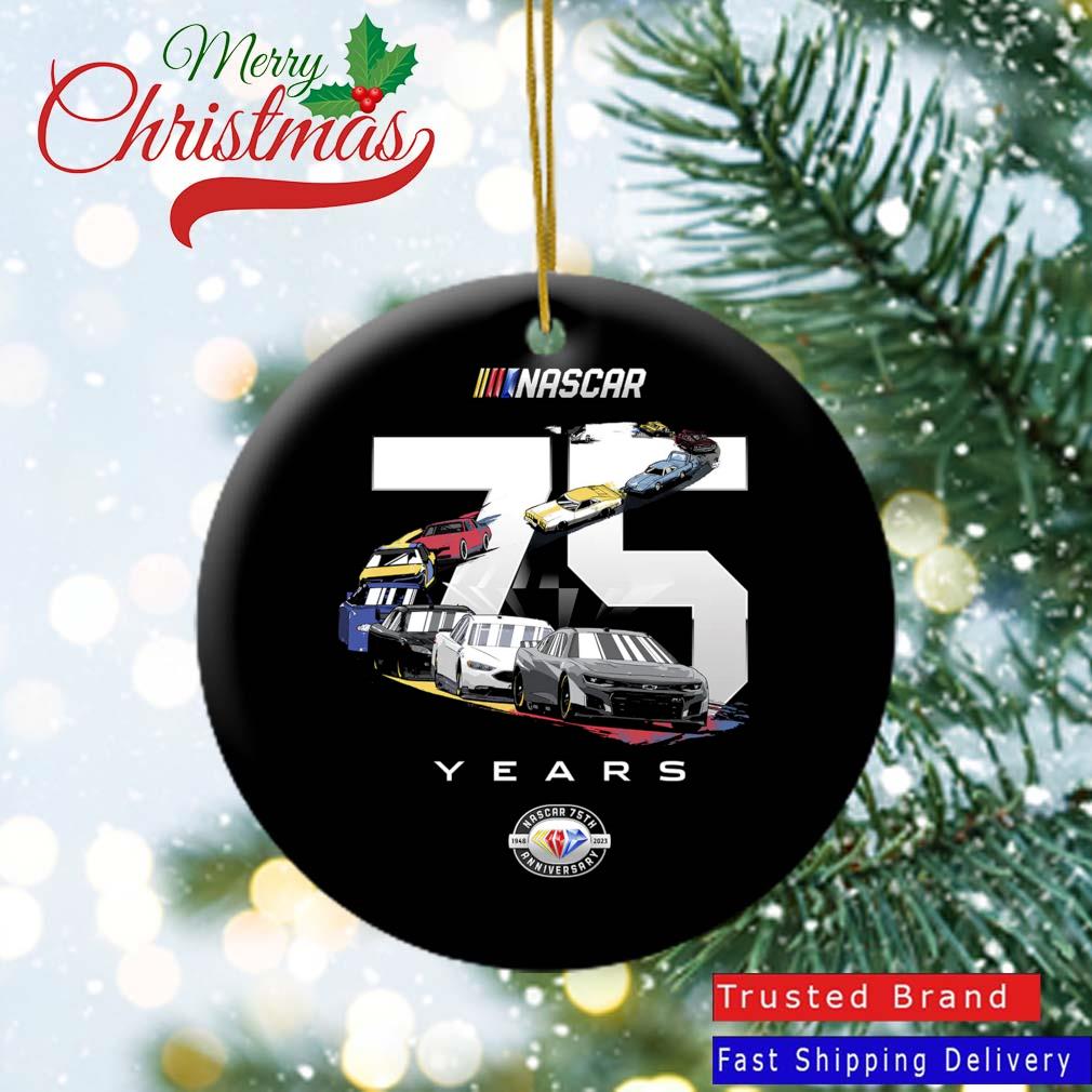 NASCAR Fanatics Authentic Framed 75th Anniversary Ornament