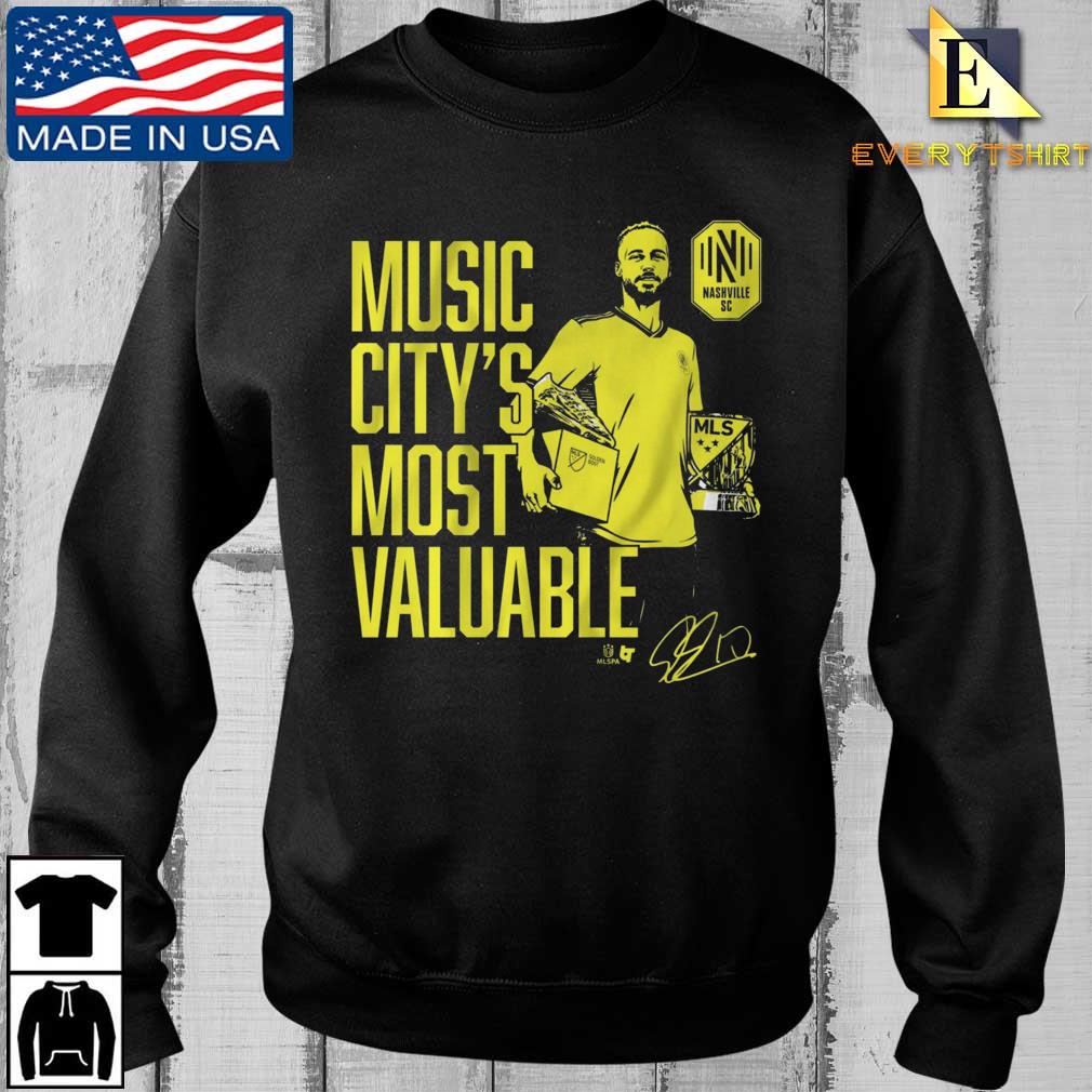 Nashville Sc Hany Mukhtar Music City's Most Valuable Siganture Shirt