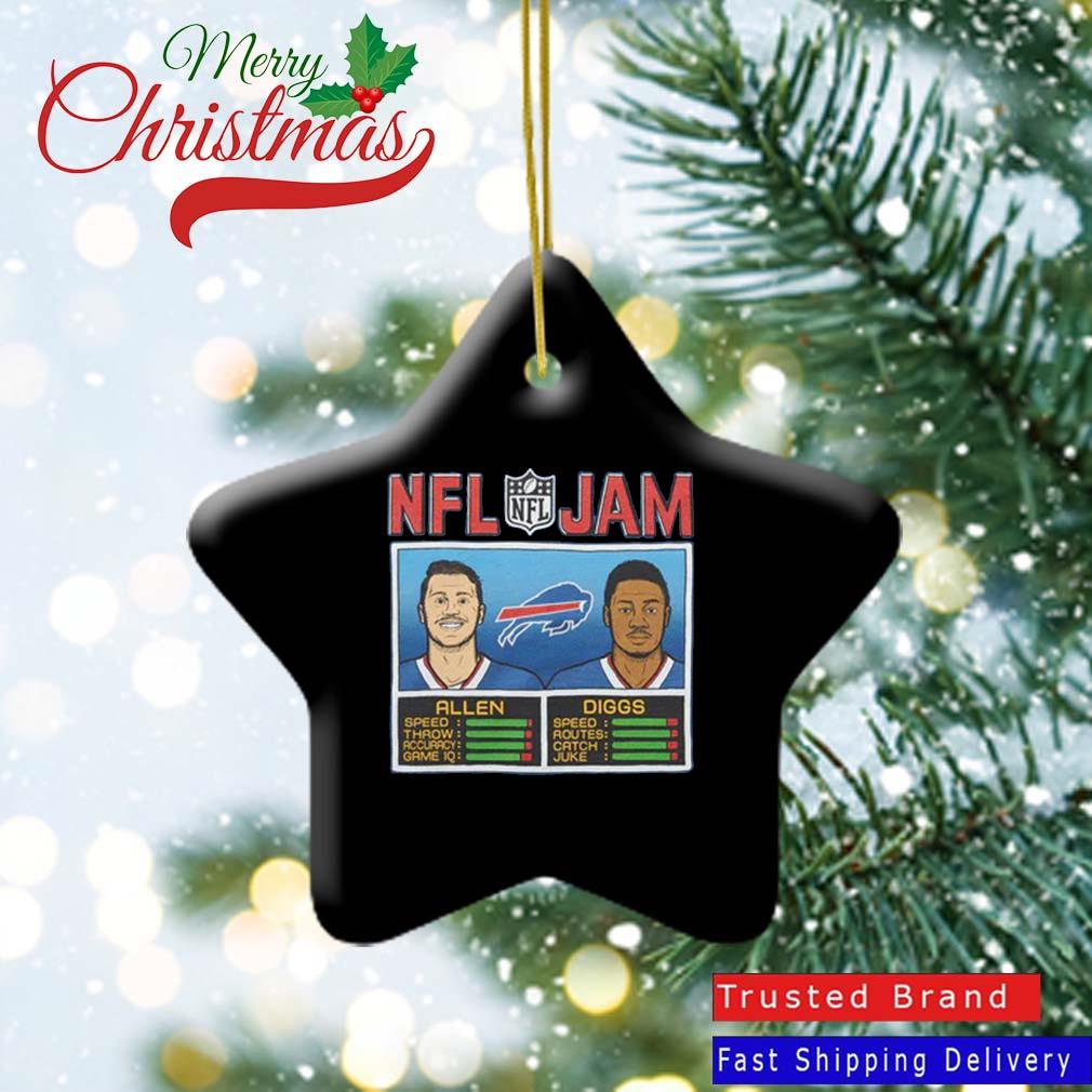 NFL Jam Buffalo Bills Allen And Diggs Ornament