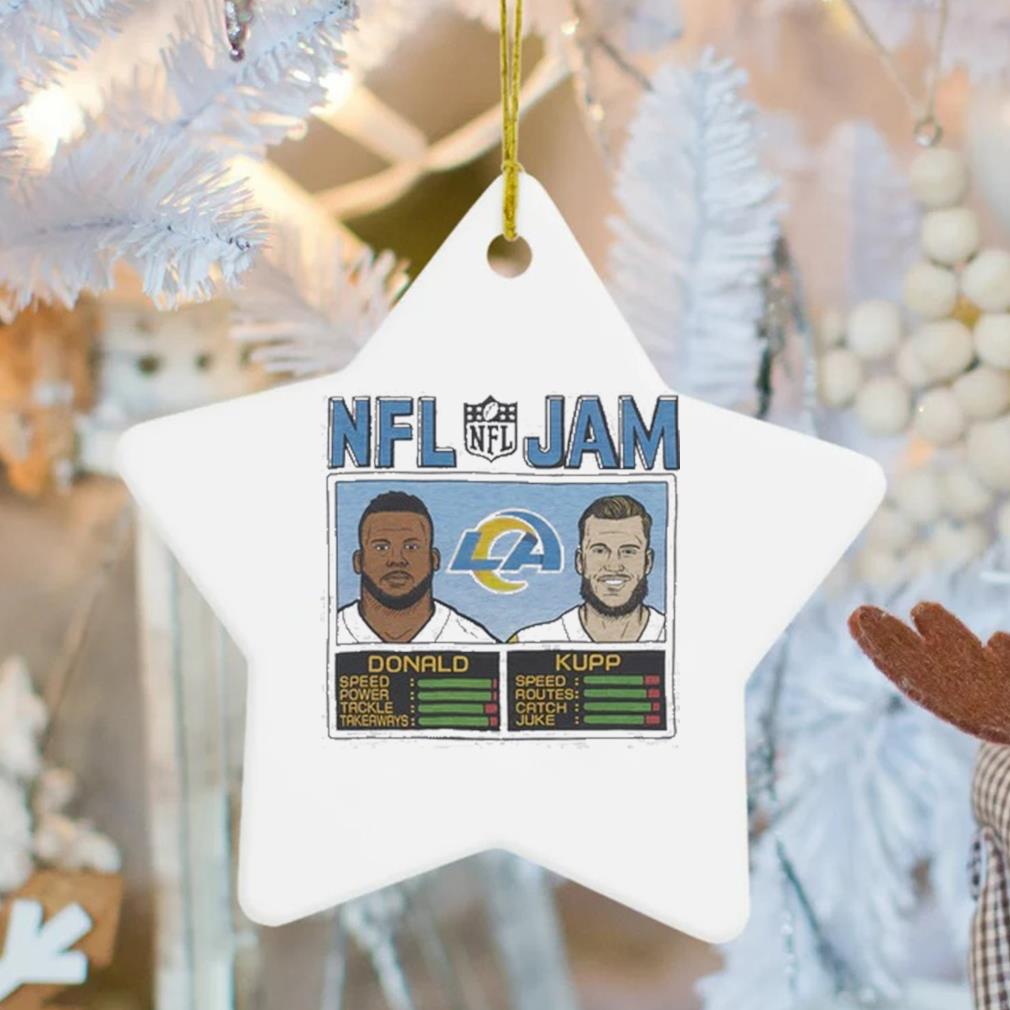 NFL Jam Los Angeles Rams Donald And Kupp Ornament