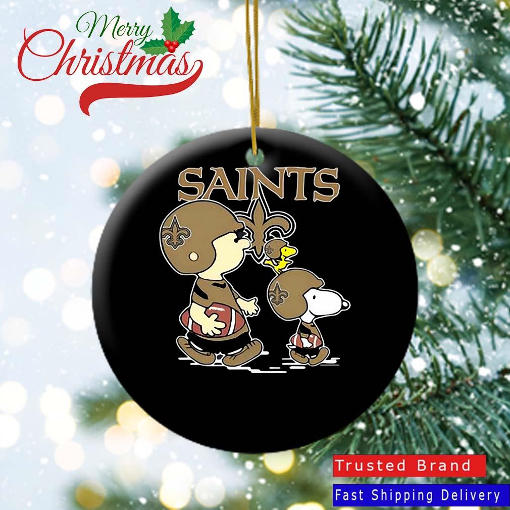 NFL New Orleans Saints Snoopy Charlie Brown Christmas Football