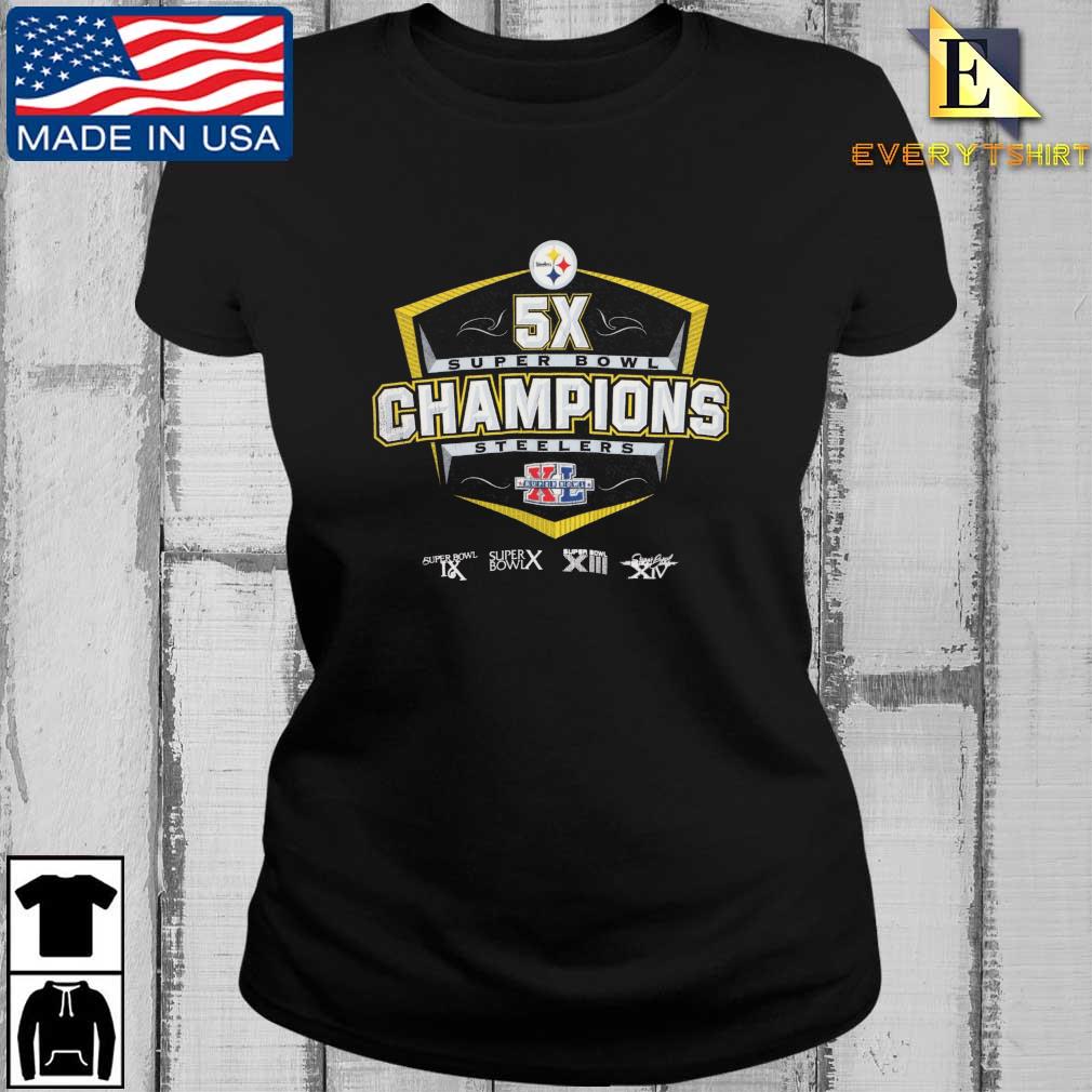 NFL Pittsburgh Steelers 5x Super Bowl Champions Vintage Shirt, hoodie,  sweater, long sleeve and tank top