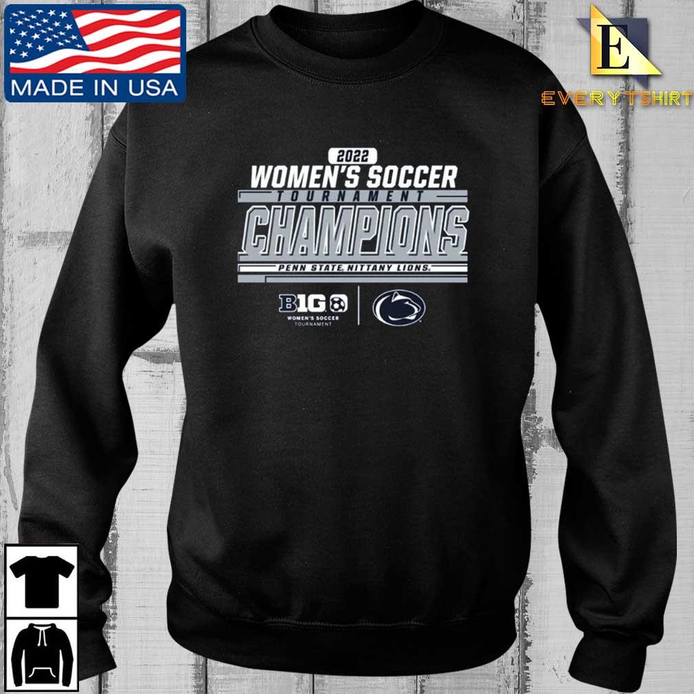 Penn State Nittany Lions 2022 Big Ten Women's Soccer Conference Tournament Champions Locker Room Shirt