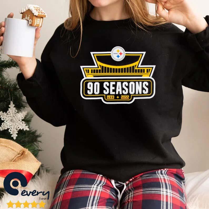 Pittsburgh Steelers 90th 1933 2022 Season Logo shirt, hoodie