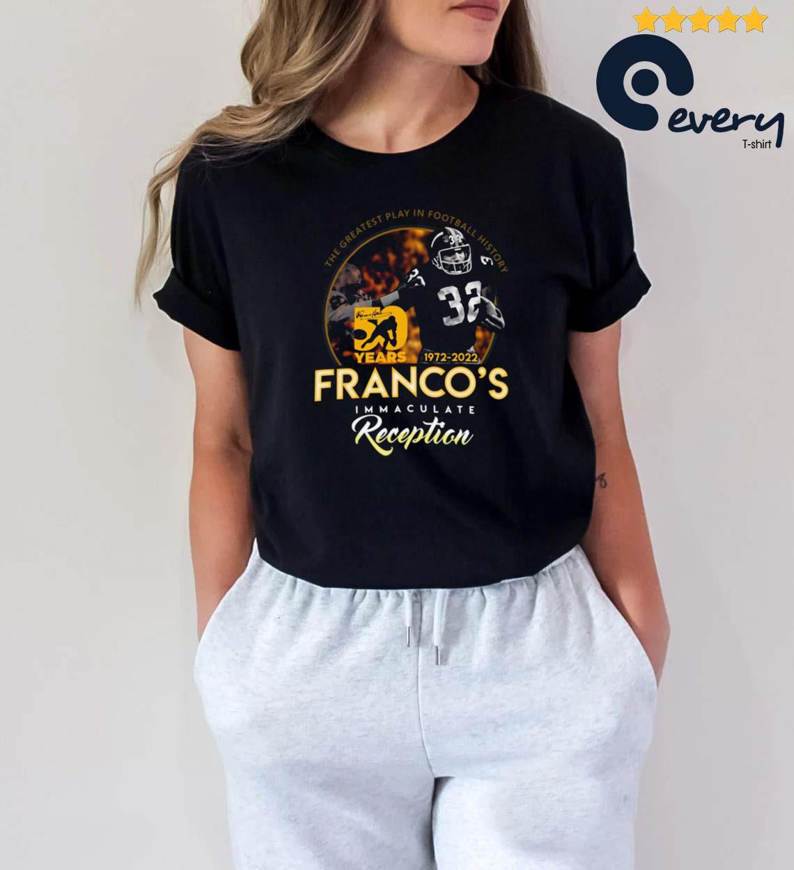 Franco's Immaculate Reception - The Greatest Play in Football Tee