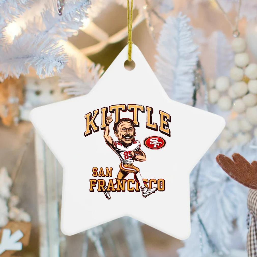 San Francisco 49ers George Kittle Homage Caricature Player Ornament