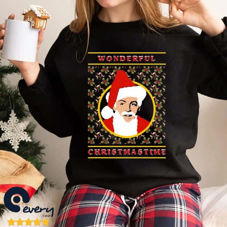 Santa Paul Mccartney Wonderful Christmastime Sweater