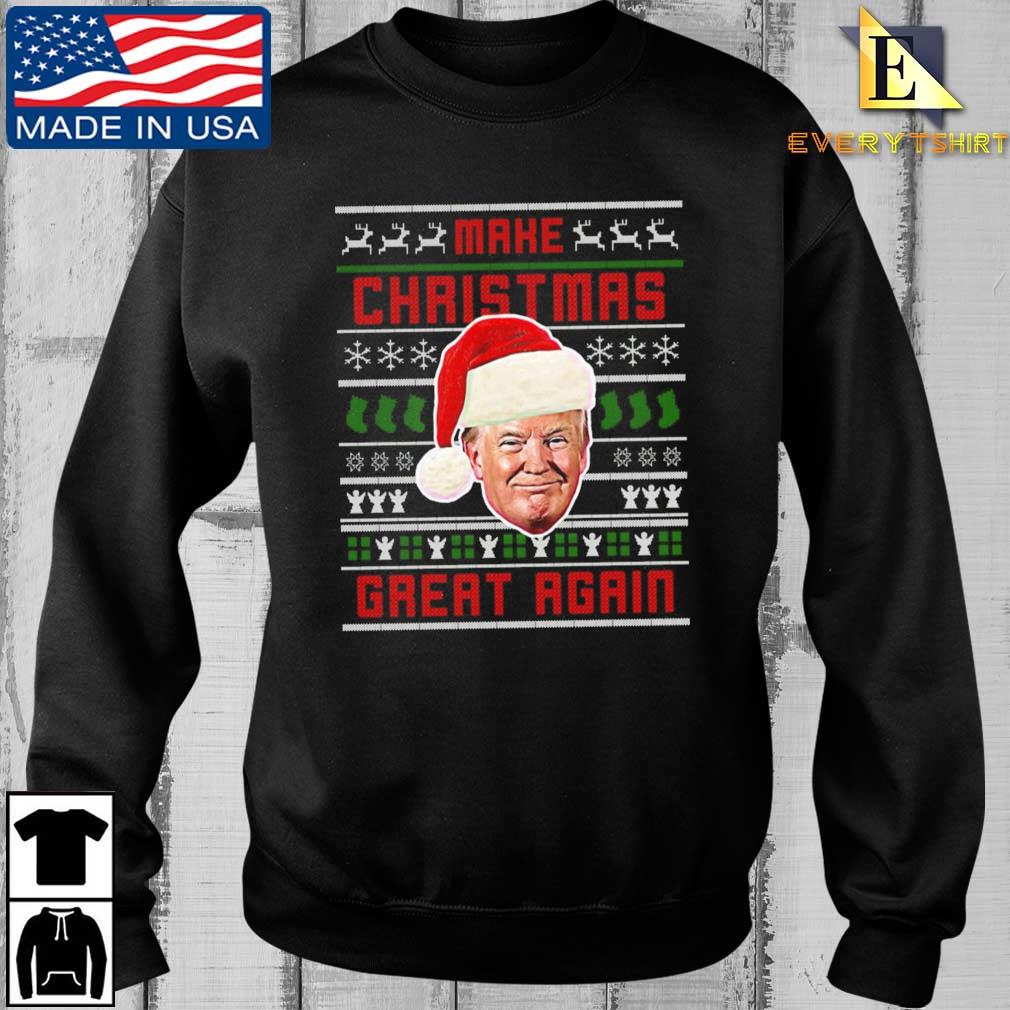 Santa Trump Make Christmas Great Again Ugly 2022 Sweater