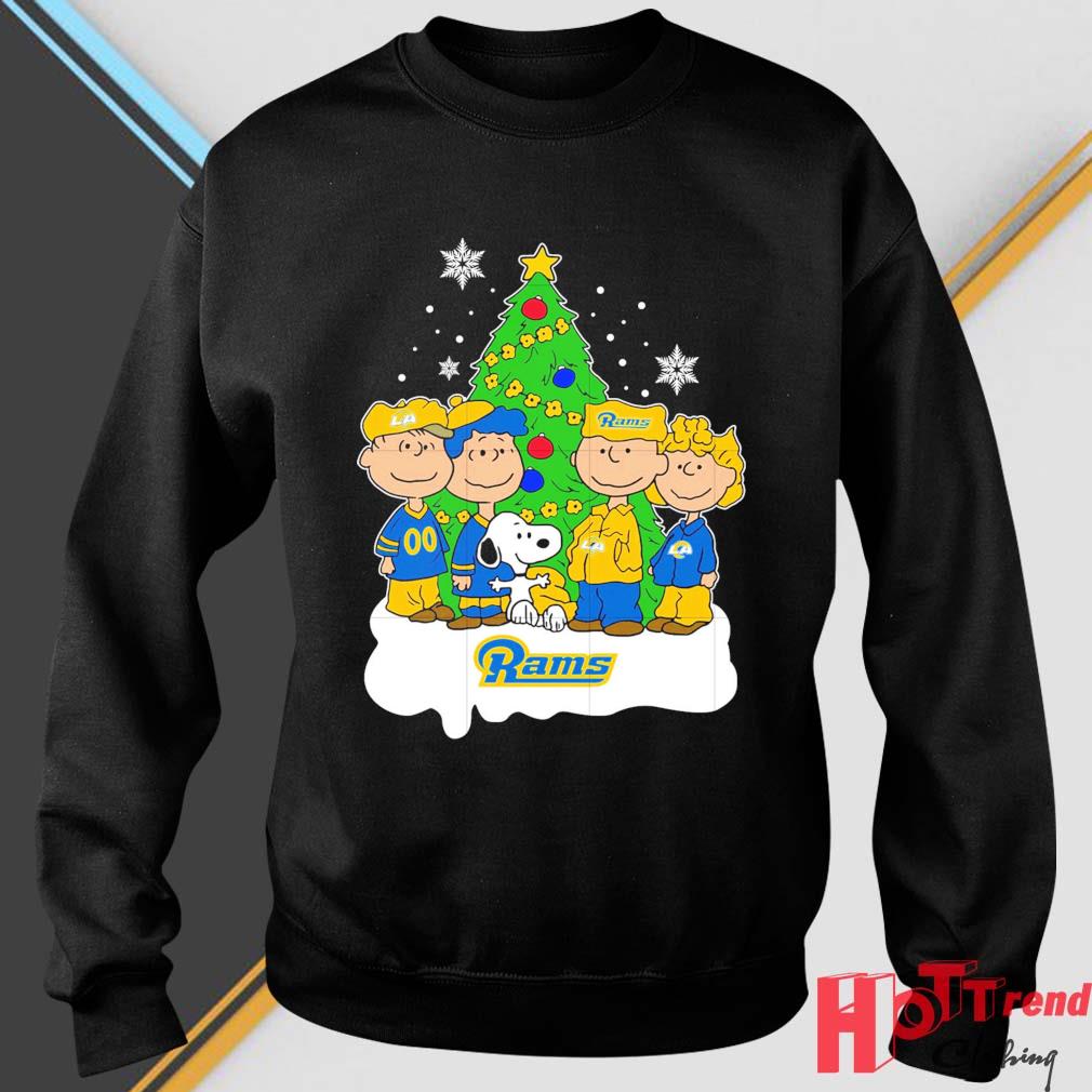Snoopy The Peanuts Los Angeles Rams Christmas 2022 Sweater