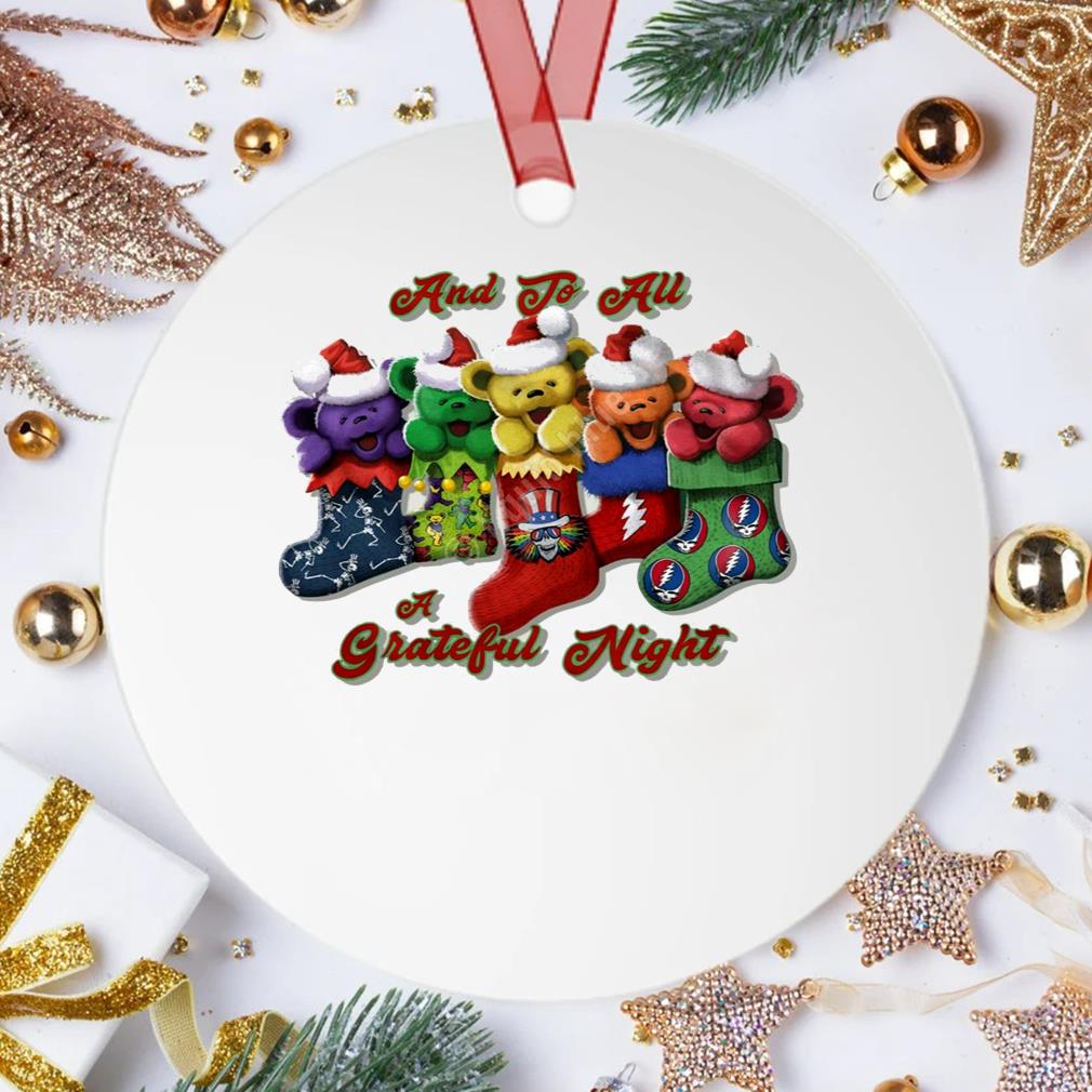 Stocking Bears Grateful Dead Christmas And To All A Grateful Night 2022 Ornament