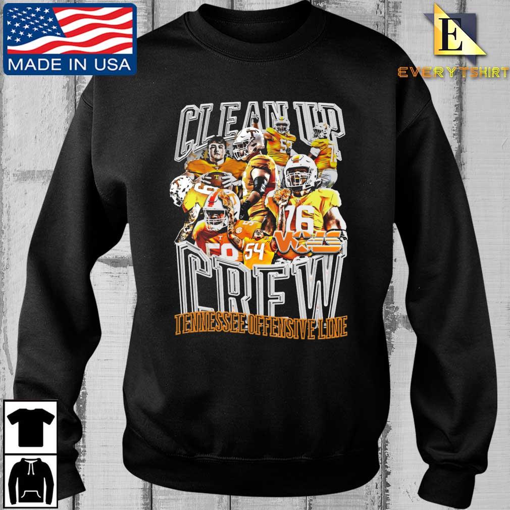 Tennessee Vols Clean Up Crew Tennessee Offensive Line Shirt