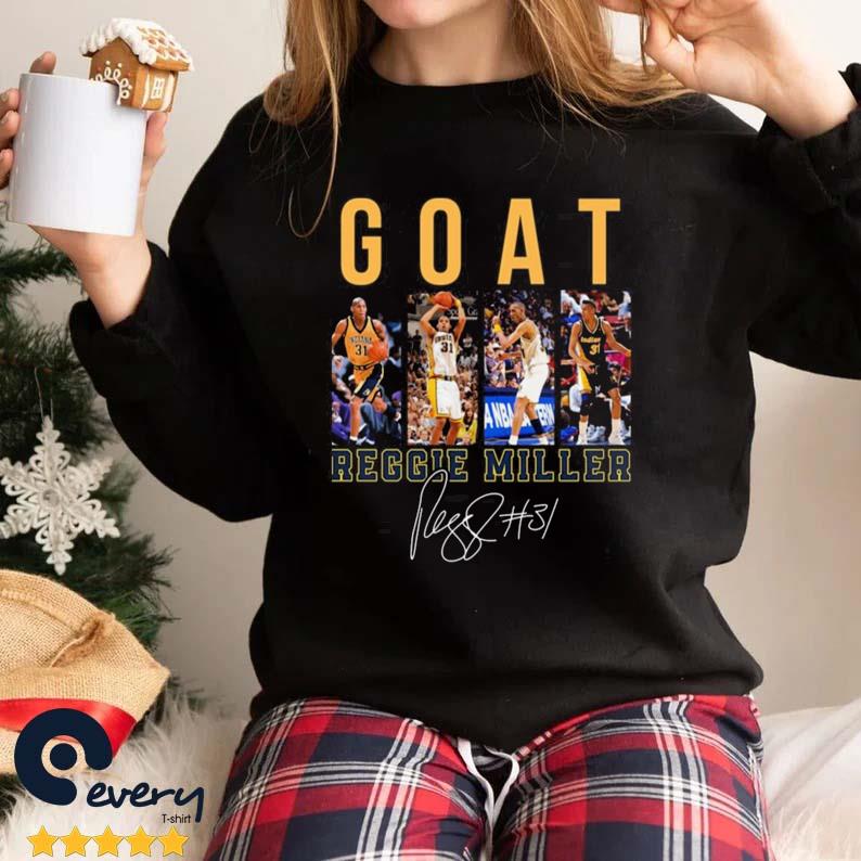 The Goat Reggie Miller Choke Basketball Signature Shirt