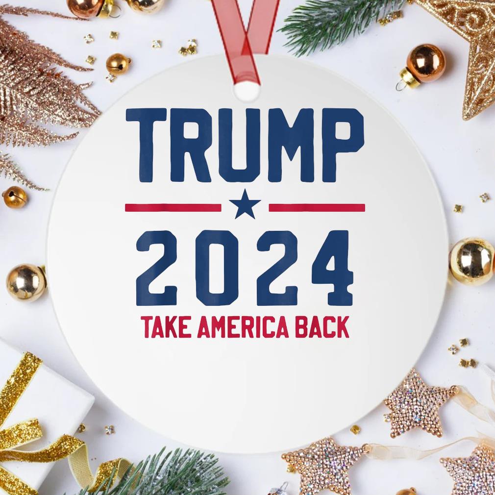 Trump 2024 Drain The Swamp Pro Trump Ornament