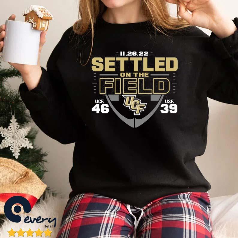 UCF Knights Settled On The Field UCF 46-39 UFS Shirt