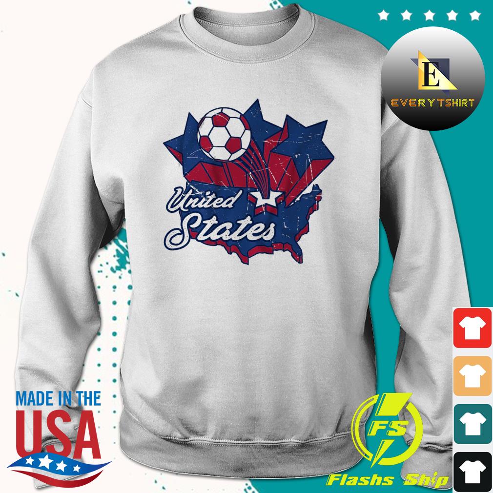 USA Soccer Vintage Map 2022 Shirt