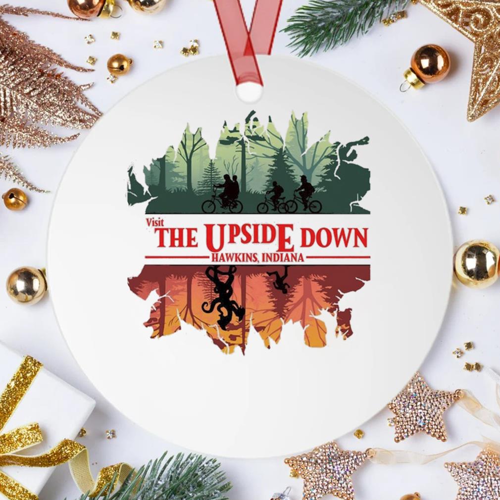 Visit The Upside Down Hawkins Indiana Stranger Things Ornament
