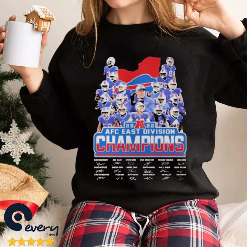 Buffalo Bills 2022 AFC East Division Champions shirt, hoodie, sweater, long  sleeve and tank top