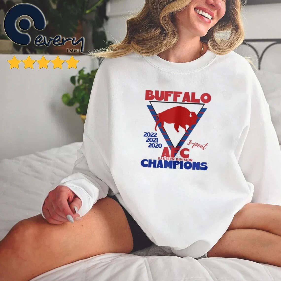 Buffalo Bills AFC East Champions 3 Peat 2020 2021 2022 Shirt