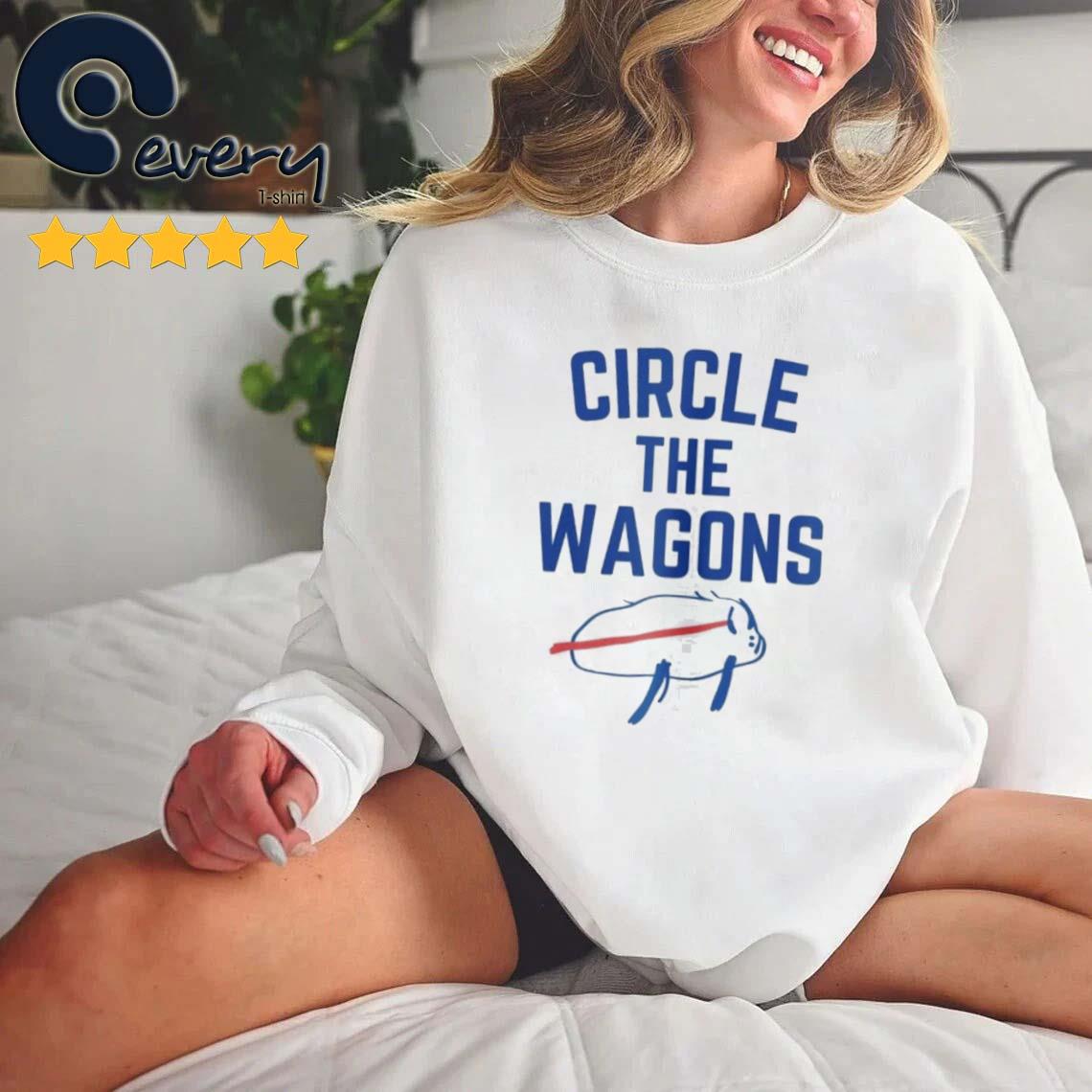 Buffalo Bills Circle The Wagons retro football shirt, hoodie