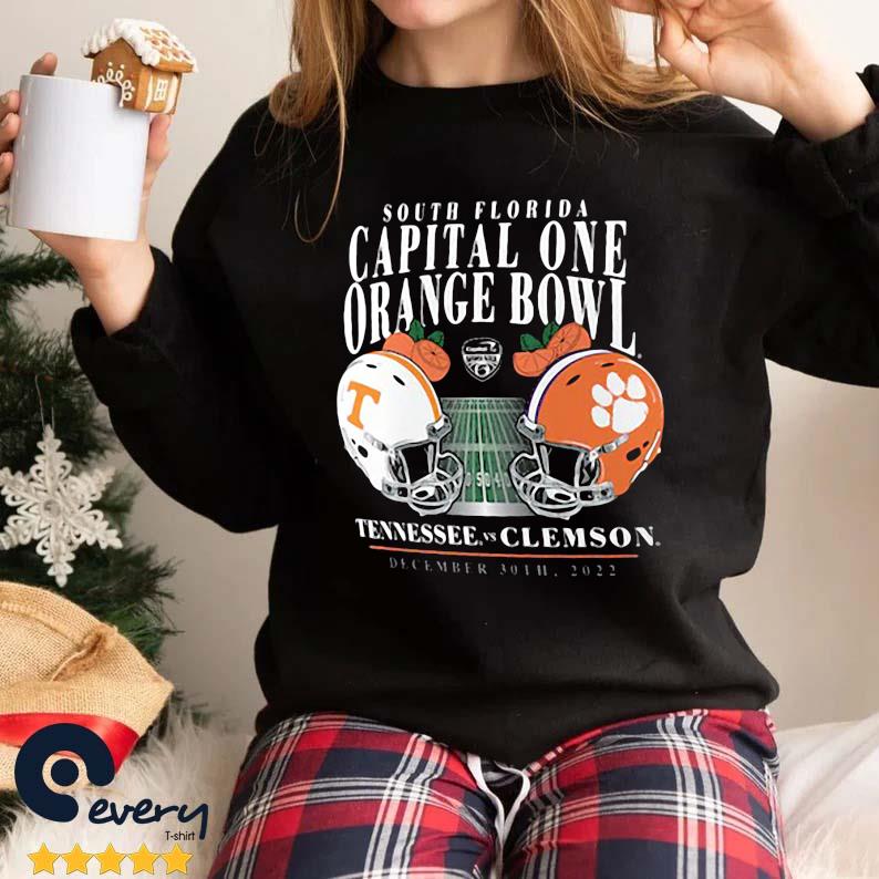 Clemson Tigers Vs. Tennessee Volunteers 2022 Orange Bowl Matchup Old School Shirt