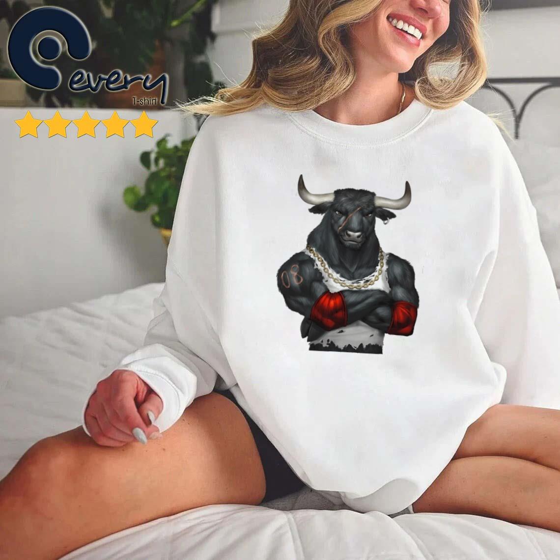 Cool Gym Buffalo Ox Red Bull Taurus Fitness Workout Exercise Shirt