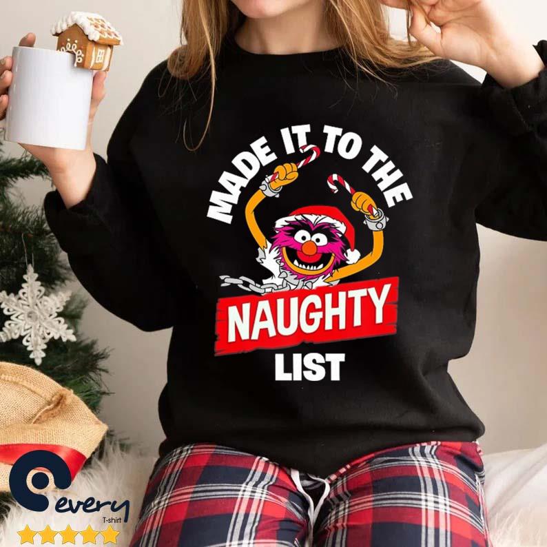 Disney The Muppets Christmas Animal Made The Naughty List Sweater