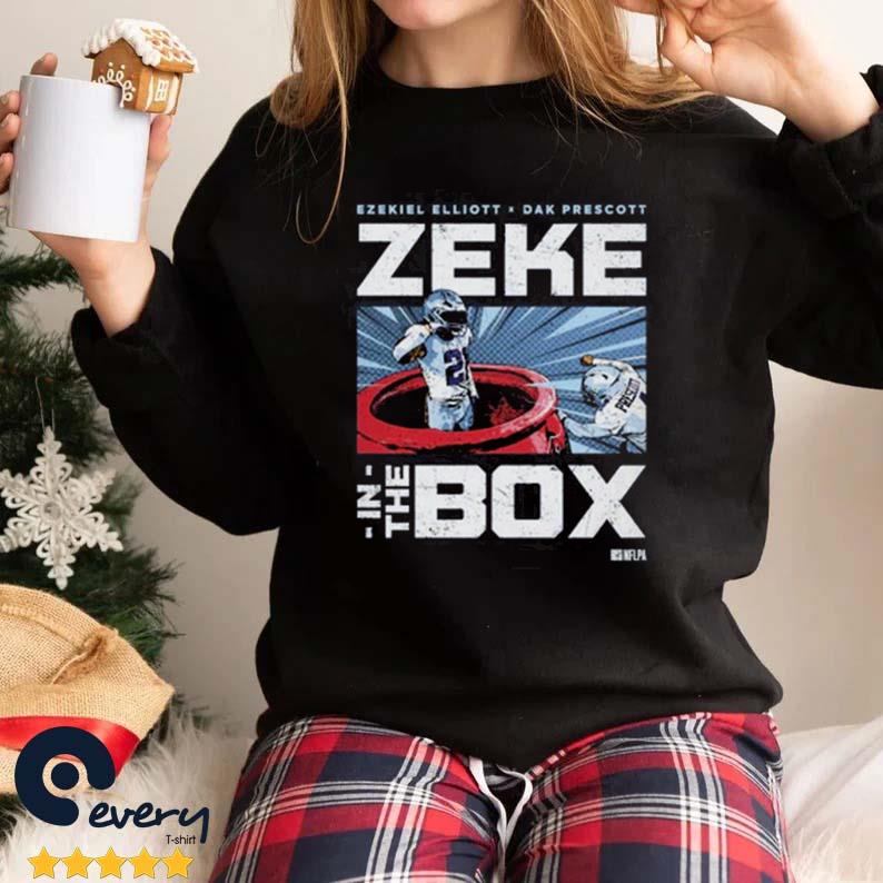 Ezekiel Elliott Dallas Cowboys Dak Prescott Zeke In The Box Shirt