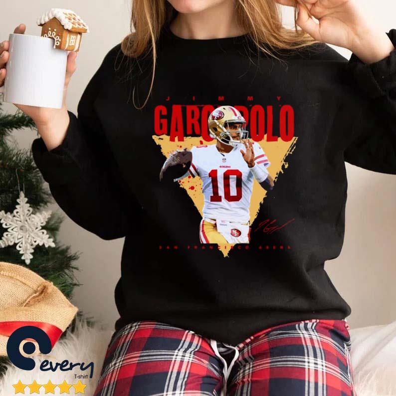 George Kittle wearing Jimmy Garoppolo shirt - Kingteeshop