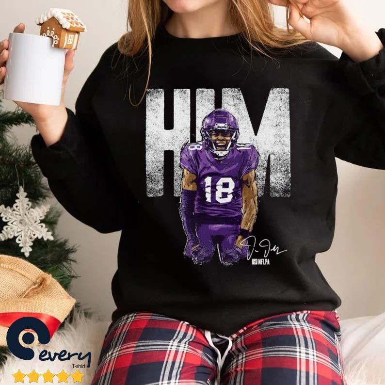 Awesome him Justin Jefferson Minnesota Vikings bold shirt