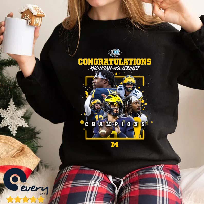 Michigan Wolverines 2022 Congratulations Champions shirt