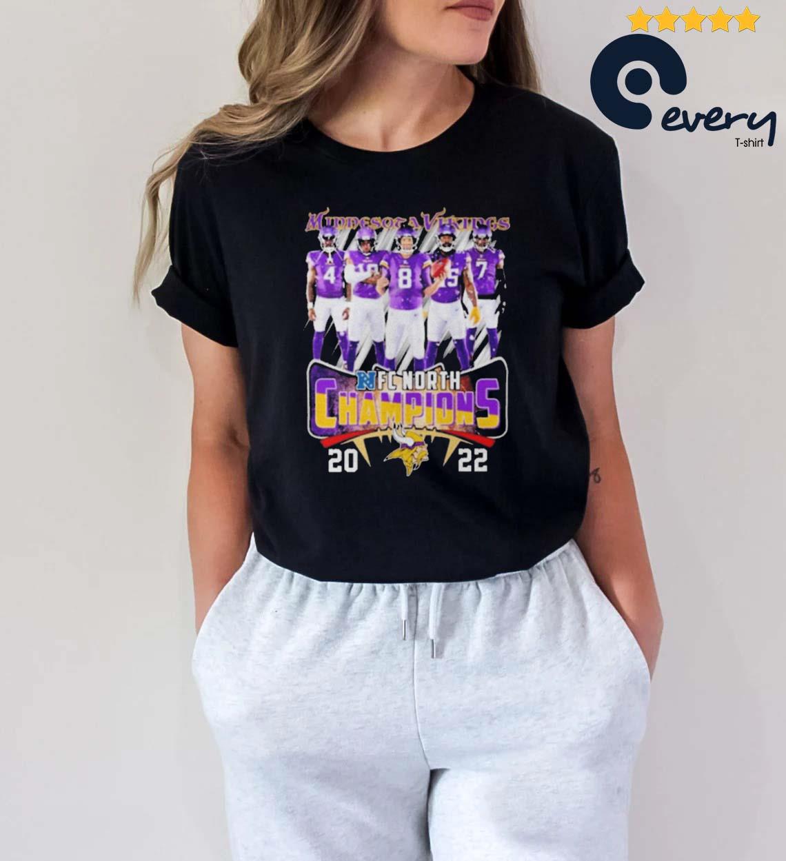 Minnesota Vikings Nfc North 2022 Skol Champions T-Shirt - Trending