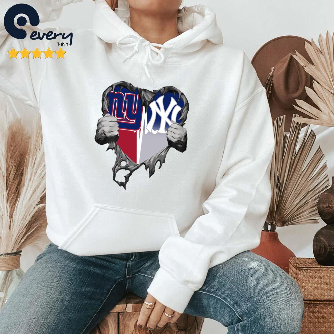 New York Giants and New York Yankees inside me shirt, hoodie, sweatshirt  and long sleeve