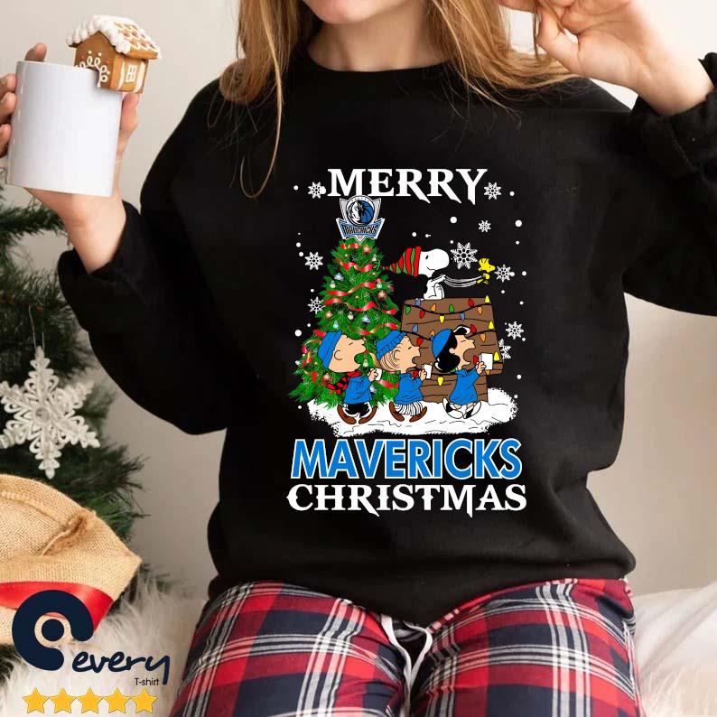 Official Merry Christmas Dallas Mavericks Peanuts Ugly 2022 Sweater