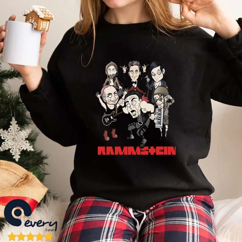 Official Rammstein Band Cartoon Characters 2022 Vintage Shirt