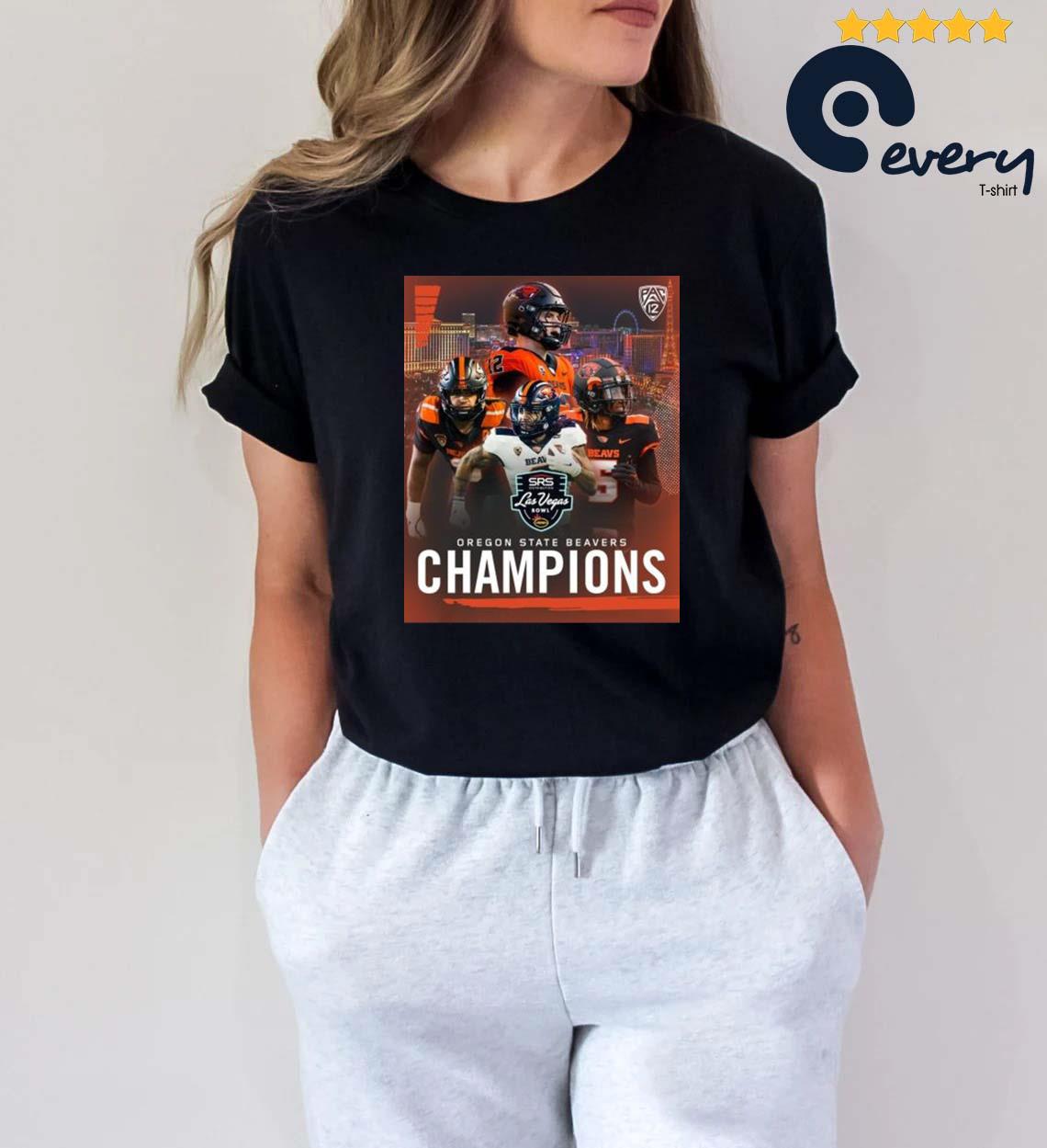 Oregon State Beavers Las Vegas Bowl 2022 Champions Shirt Hoodie