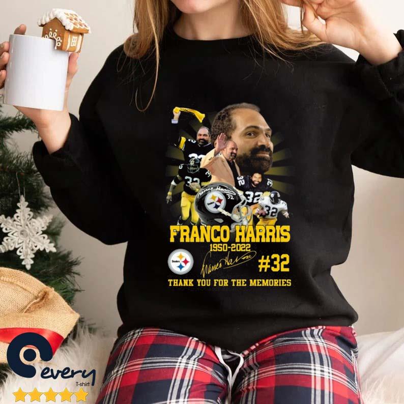 Rip Franco Harris Thank You For The Memories 1950 2022 shirt