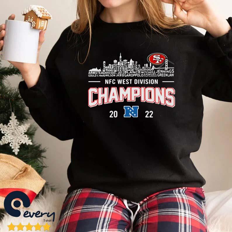 San Francisco 49ers Team Players 2022 NFC West Division Champions Shirt,  hoodie, sweatshirt and long sleeve