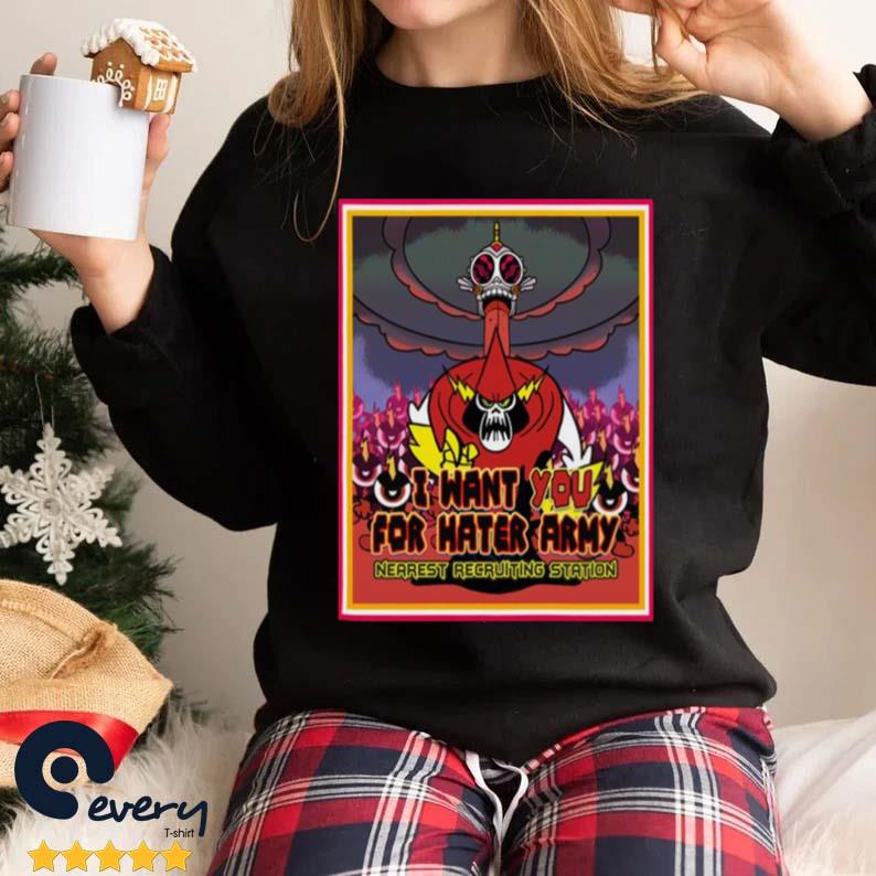Wander Over Yonder Lord Hater Wants You I Want You For Hates Army shirt