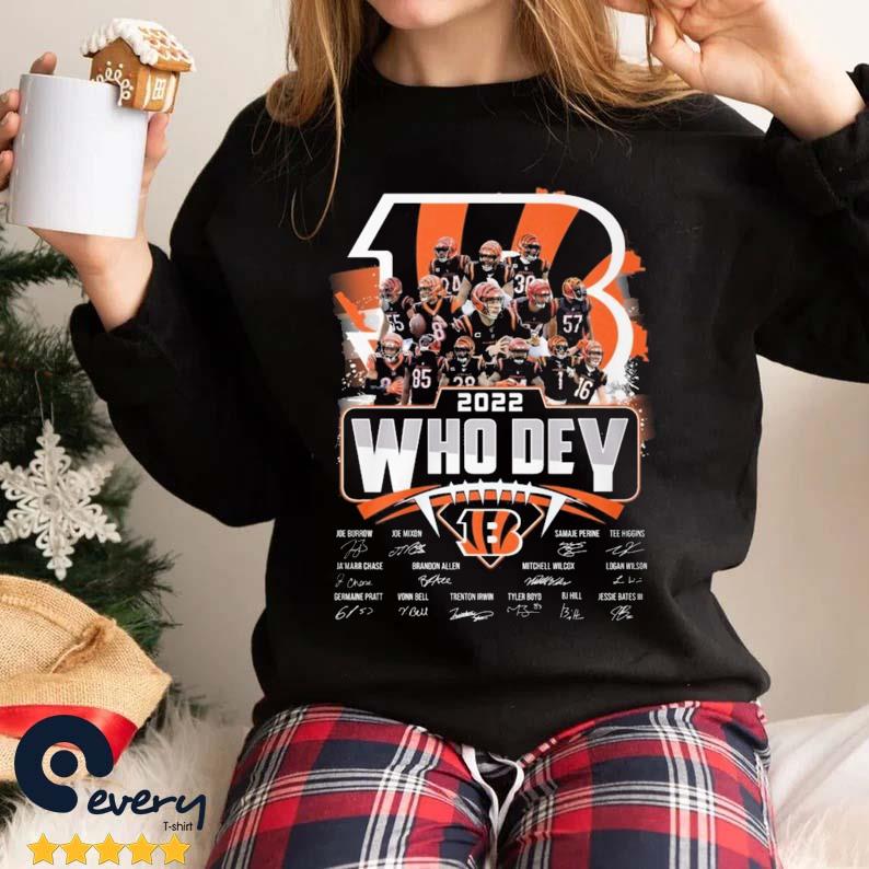 Cincinnati Bengals who dey 2023 shirt, hoodie, sweater, long sleeve and  tank top