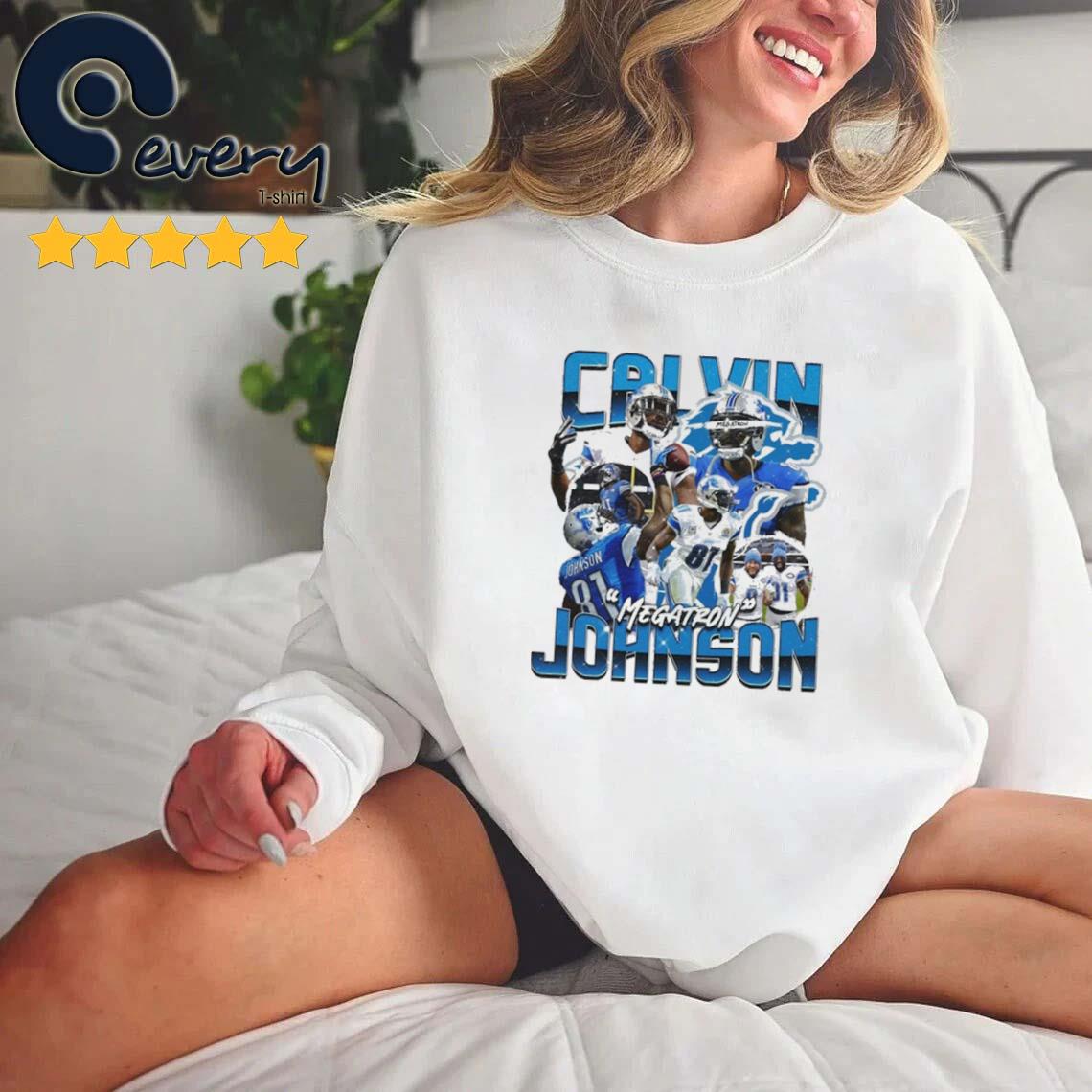 Calvin Johnson Graphic 2023 Football T Shirts, Hoodies, Sweatshirts & Merch