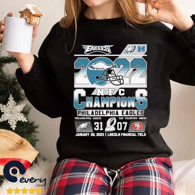 Philadelphia Eagles 2022 NFC Champions Lincoln Financial Field shirt,  hoodie, sweater, long sleeve and tank top