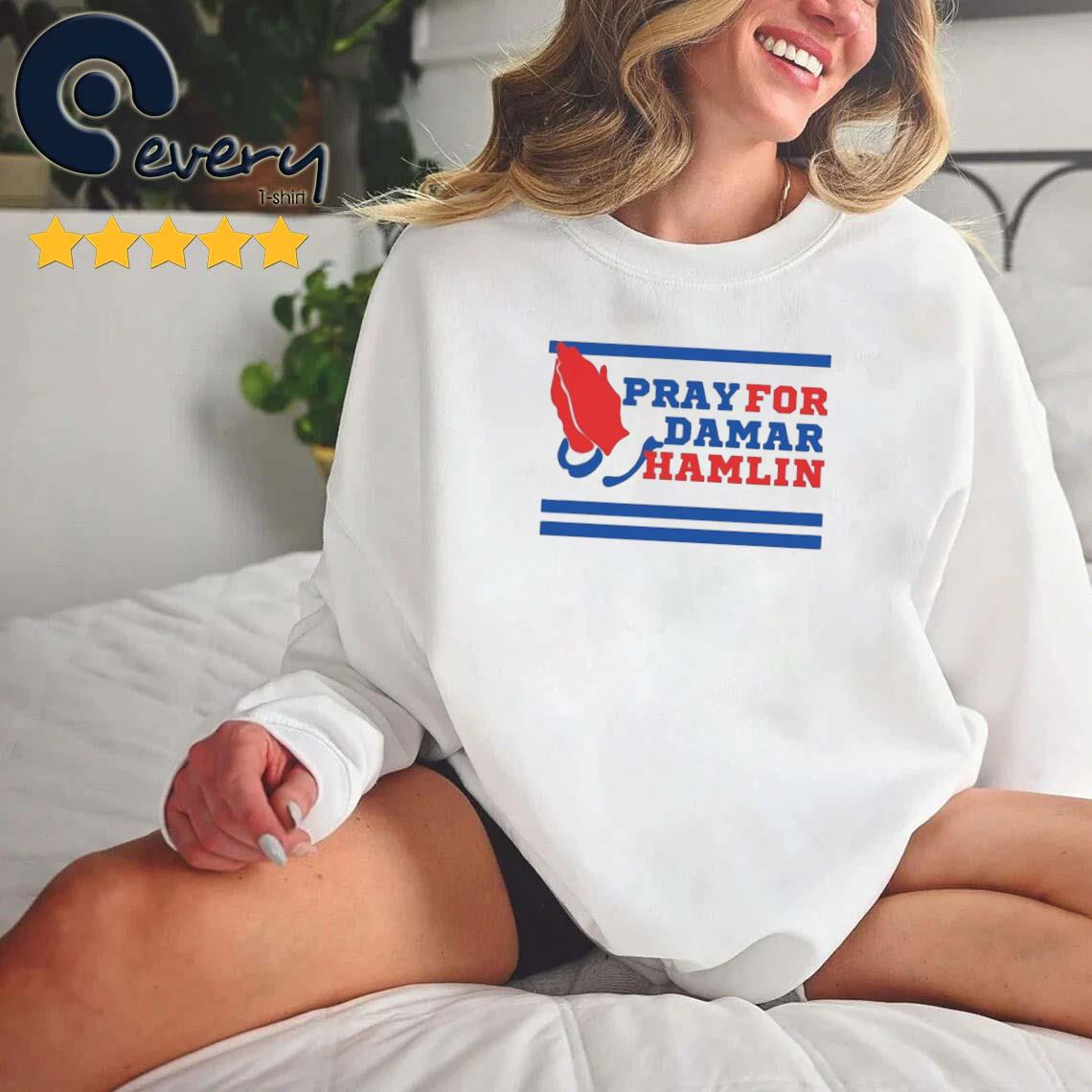 Pray for Damar Hamlin Buffalo Bills Football t-shirt, hoodie, sweater, long  sleeve and tank top