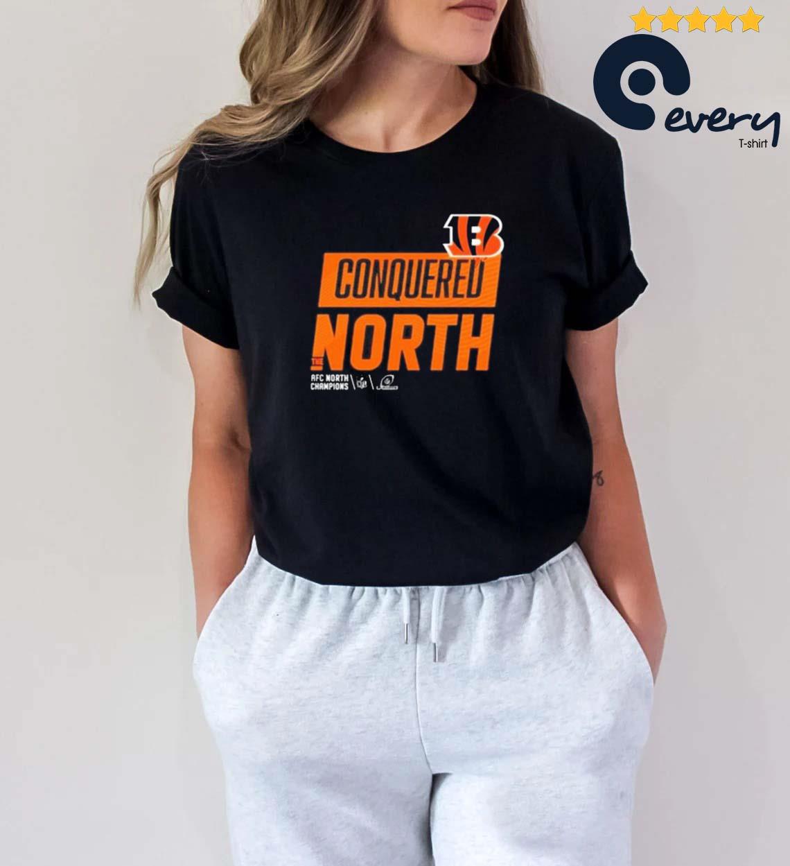 Cincinnati Bengals Conquered The North 2022 AFC North Champions shirt,  hoodie, sweater, long sleeve and tank top