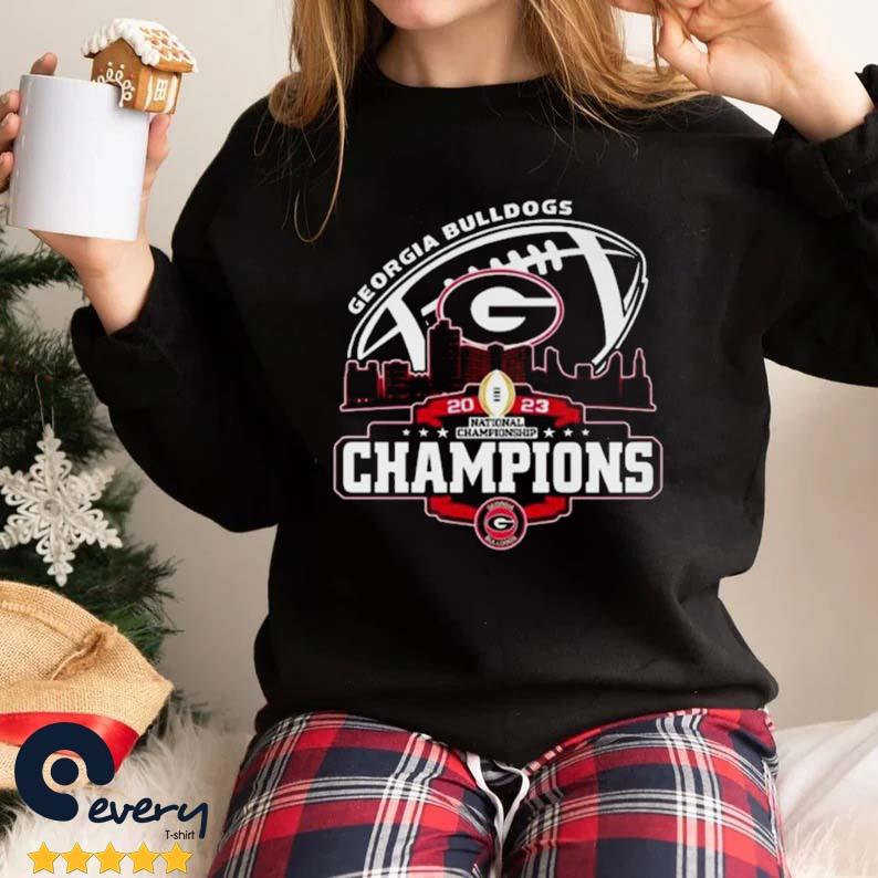 Georgia Bulldogs Skyline 2023 National Championship Champions