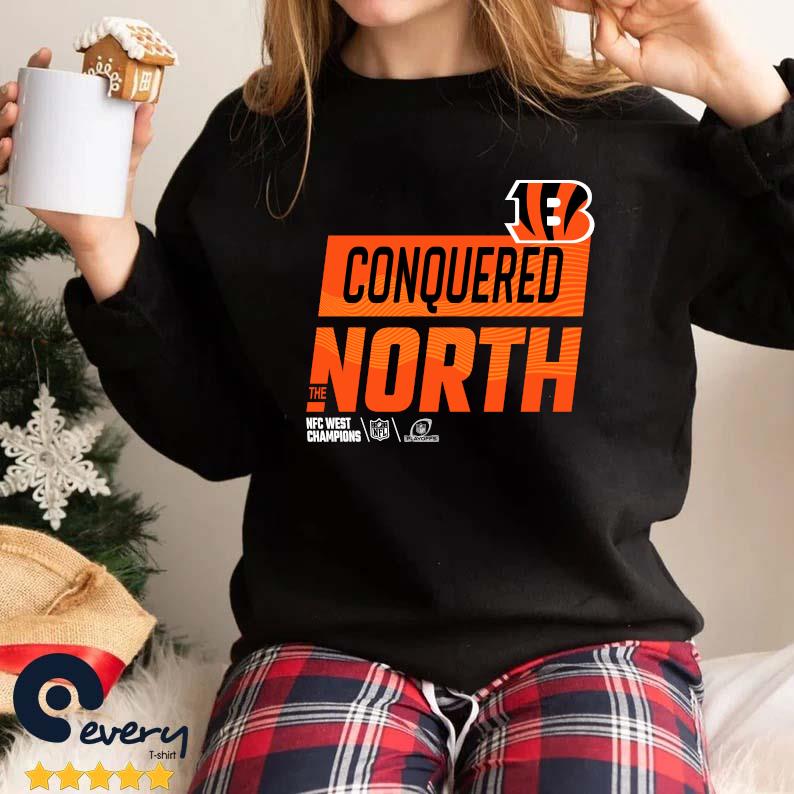 Cincinnati bengals conquered north shirt, hoodie, longsleeve tee, sweater