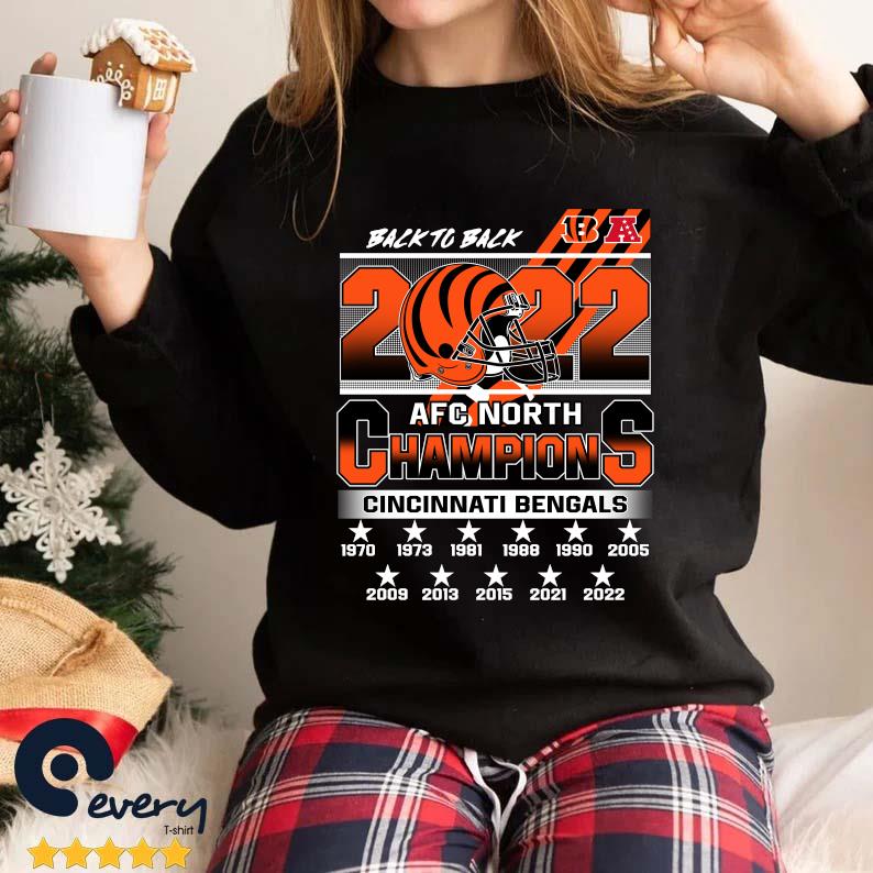 CincinnatI bengals 2022 AFC north champions shirt, hoodie, sweater