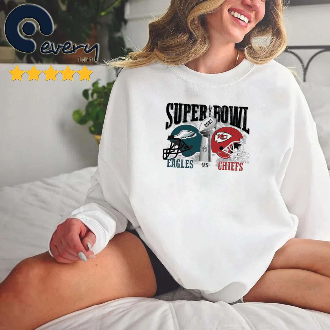 2023 Super Bowl LVII Eagles vs Chiefs shirt, hoodie, sweater, long sleeve  and tank top