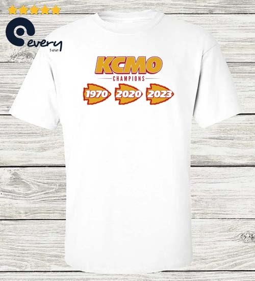 Official Kansas City Chiefs KCMO Champions 1970 2020 2023 Shirt